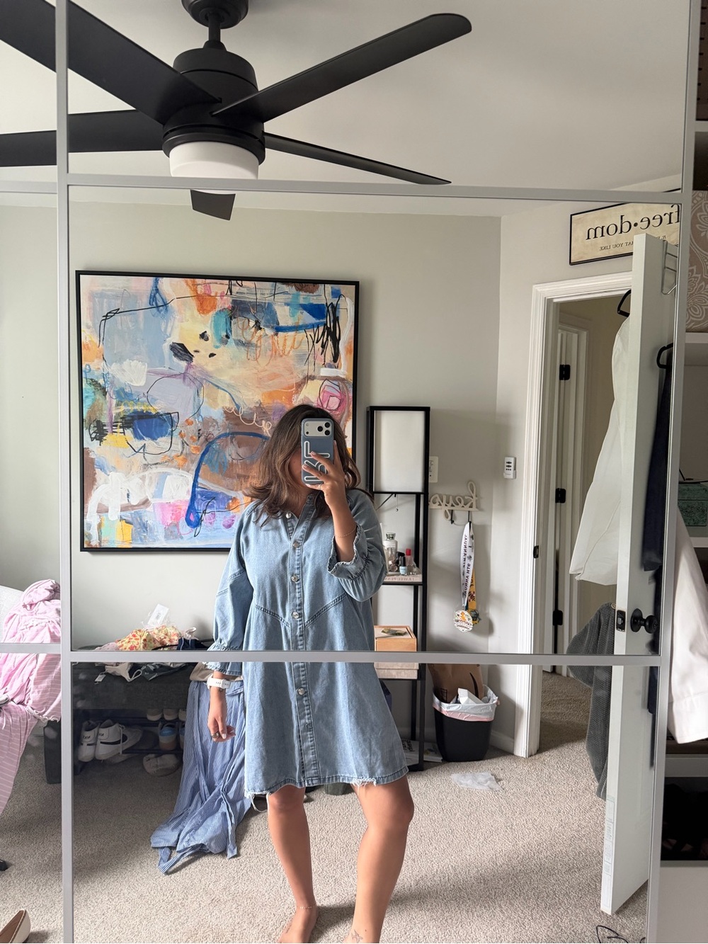 Denim Shirt Dress